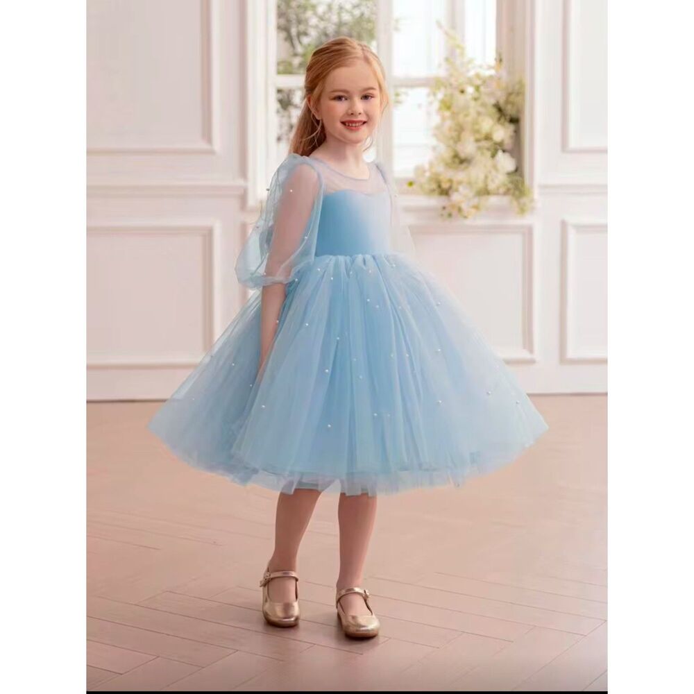 Blue tulle dress size 7